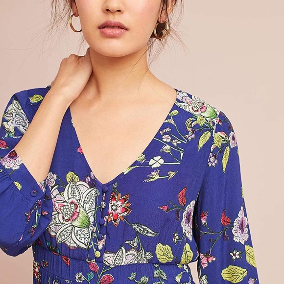 Anthropologie Maeve Flowy Floral dress. This is just lovely 💙 - Picture 11 of 11